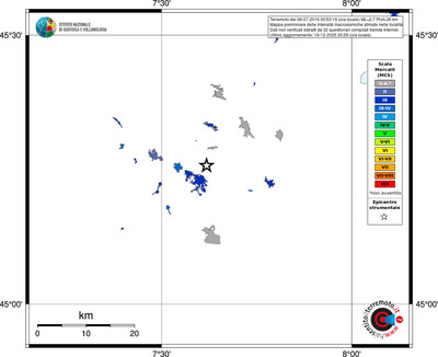 Mappa MCS - territori località