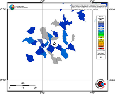 Mappa MCS - territori comuni