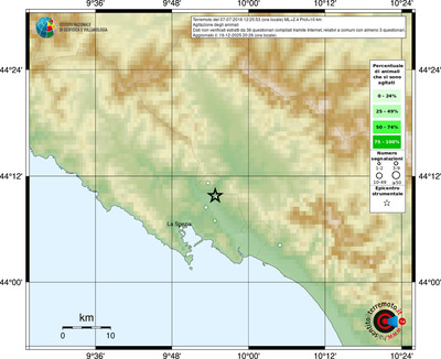 Mappa comuni con almeno 3 questionari