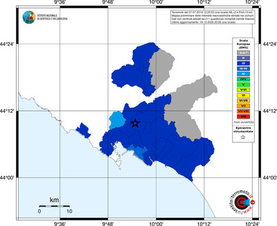 Mappa EMS - territori comuni