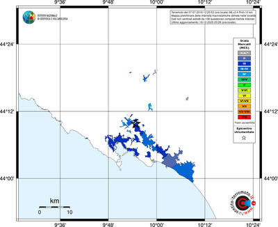 Mappa MCS - territori località