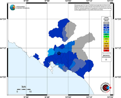 Mappa MCS - territori comuni