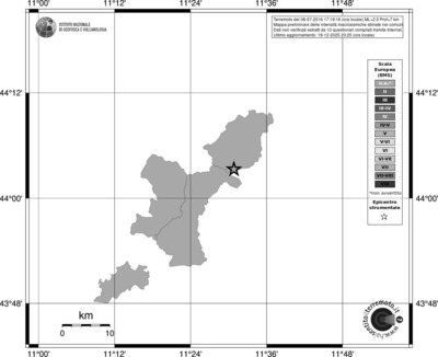 Mappa EMS - territori comuni