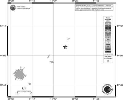 Mappa MCS - territori località
