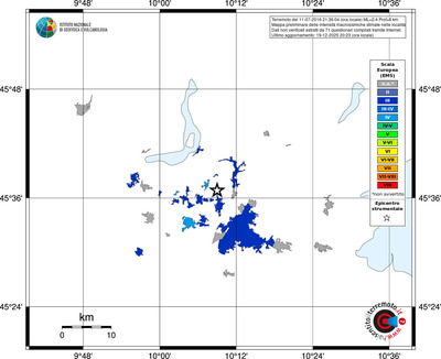 Mappa EMS - territori località