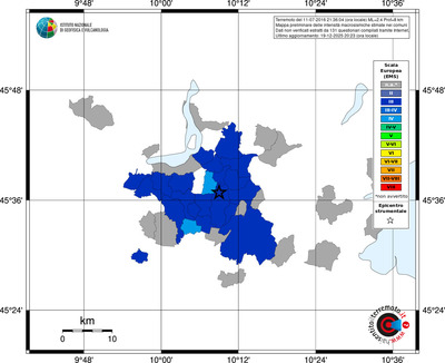 Mappa EMS - territori comuni