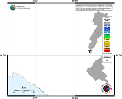 Mappa EMS - territori comuni