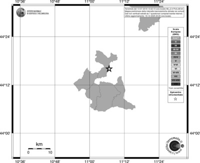 Mappa EMS - territori comuni