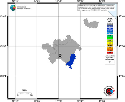 Mappa EMS - territori comuni