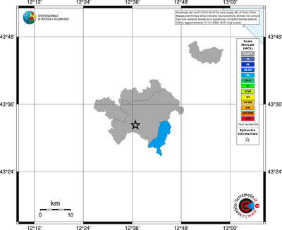 Mappa MCS - territori comuni