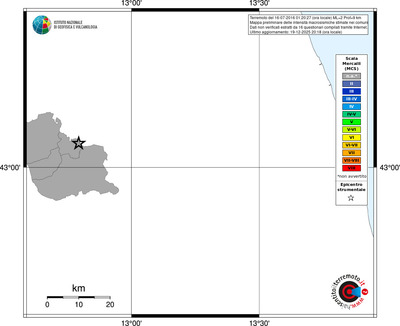 Mappa MCS - territori comuni
