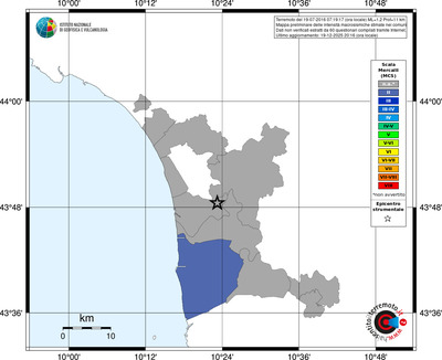 Mappa MCS - territori comuni