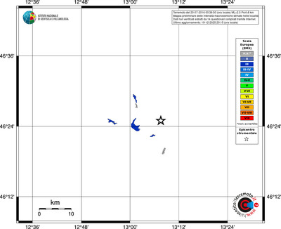 Mappa EMS - territori località