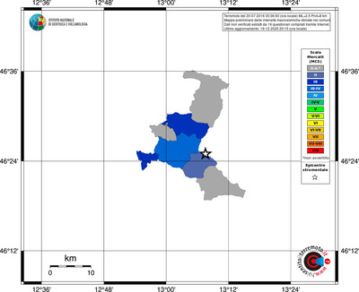 Mappa MCS - territori comuni