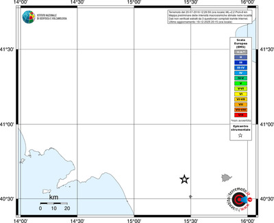 Mappa EMS - territori località