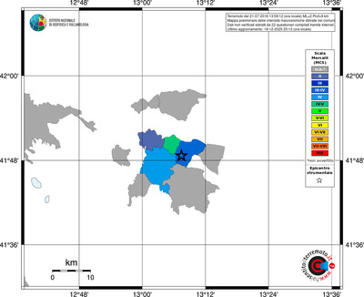 Mappa MCS - territori comuni