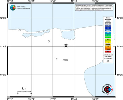Mappa EMS - territori località