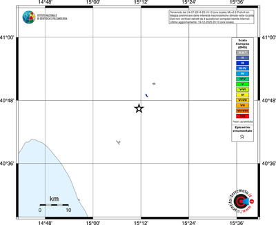 Mappa EMS - territori località