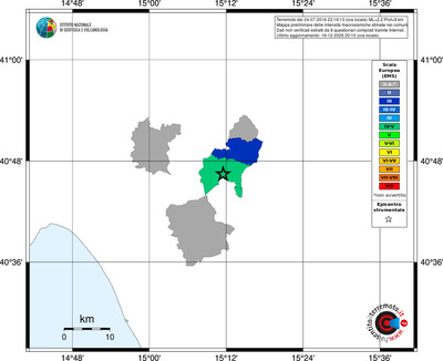 Mappa EMS - territori comuni