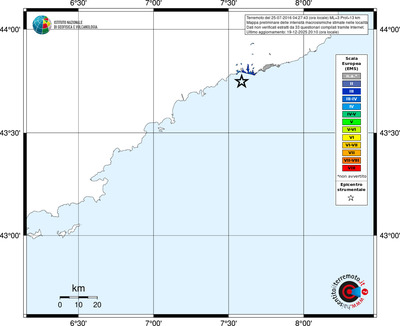 Mappa EMS - territori località