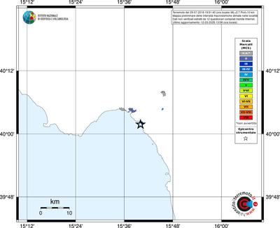 Mappa MCS - territori località