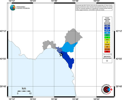 Mappa MCS - territori comuni