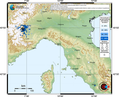 Mappa comuni con almeno 3 questionari
