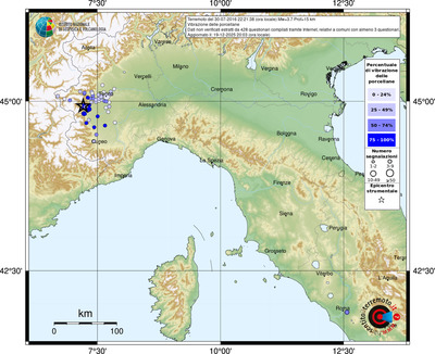 Mappa comuni con almeno 3 questionari