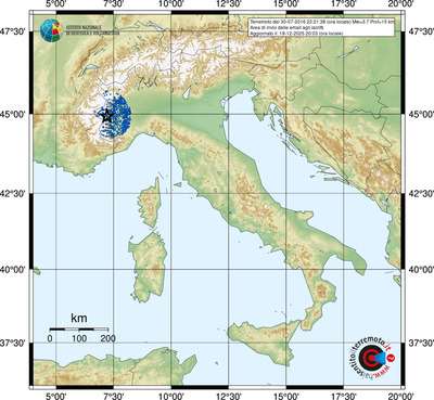 Area di invio delle email agli iscritti