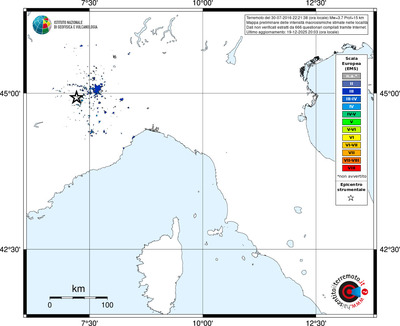 Mappa EMS - territori località