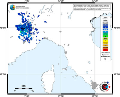 Mappa EMS - territori comuni