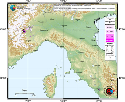 Mappa comuni con almeno 3 questionari
