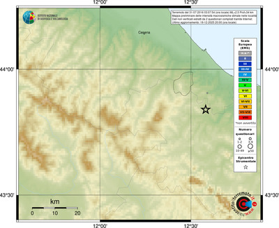 Mappa EMS - località