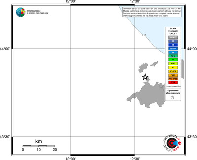 Mappa MCS - territori comuni