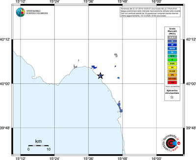 Mappa MCS - territori località
