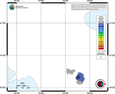 Mappa MCS - territori comuni