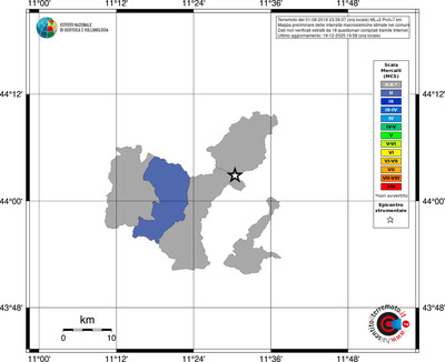 Mappa MCS - territori comuni