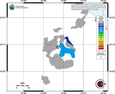 Mappa MCS - territori comuni