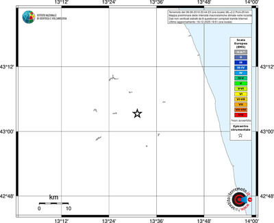 Mappa EMS - territori località