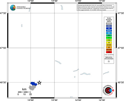 Mappa EMS - territori comuni