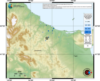 Mappa comuni con almeno 3 questionari