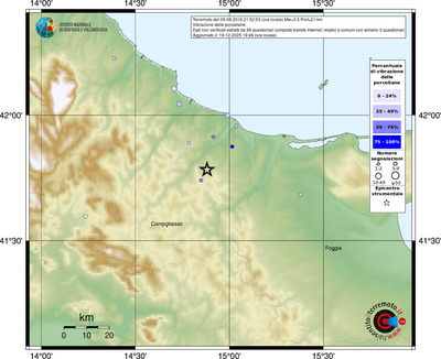 Mappa comuni con almeno 3 questionari