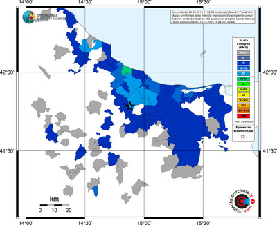Mappa EMS - territori comuni