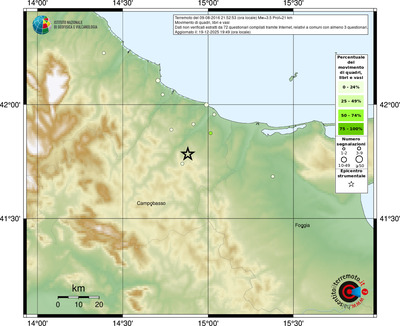 Mappa comuni con almeno 3 questionari
