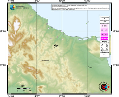 Mappa comuni con almeno 3 questionari