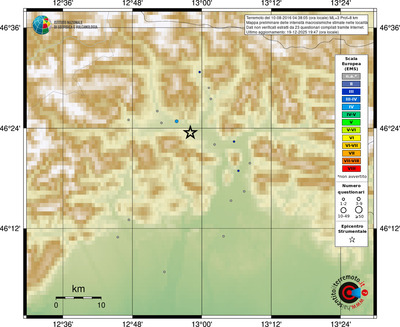 Mappa EMS - località
