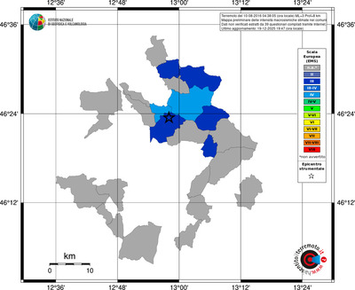 Mappa EMS - territori comuni