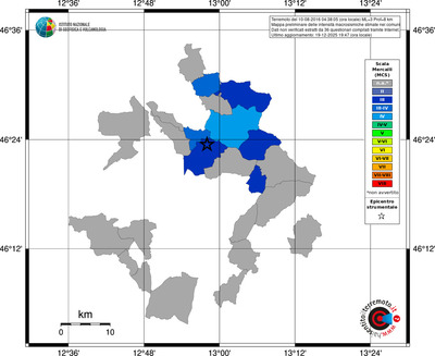 Mappa MCS - territori comuni