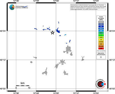Mappa EMS - territori località