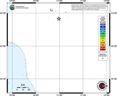 Mappa EMS - territori località